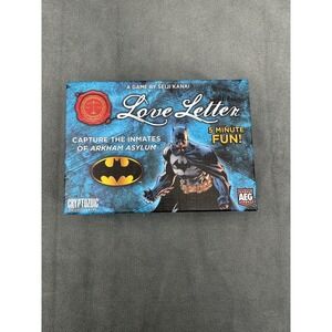 Love Letter Batman Edition Card Game Cryptozoic AEG DC Comics Seiji Kanai